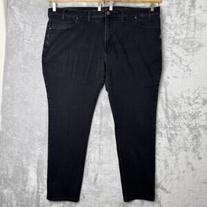 Silver Jeans Company Jeans Mens 50x32 Black Machray Stretch Western Glove Works